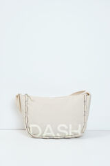 Dash and Stars Bolsa bandolera cruzada t&eacute;cnica marr&oacute;n nude