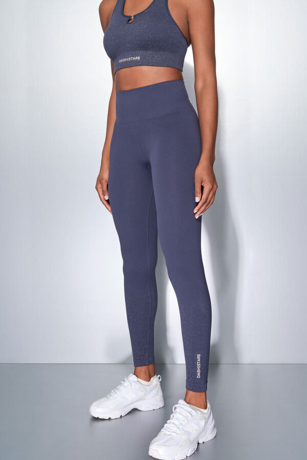 Dash and Stars Leggings SEAMLESS COMFORT azul navy azul