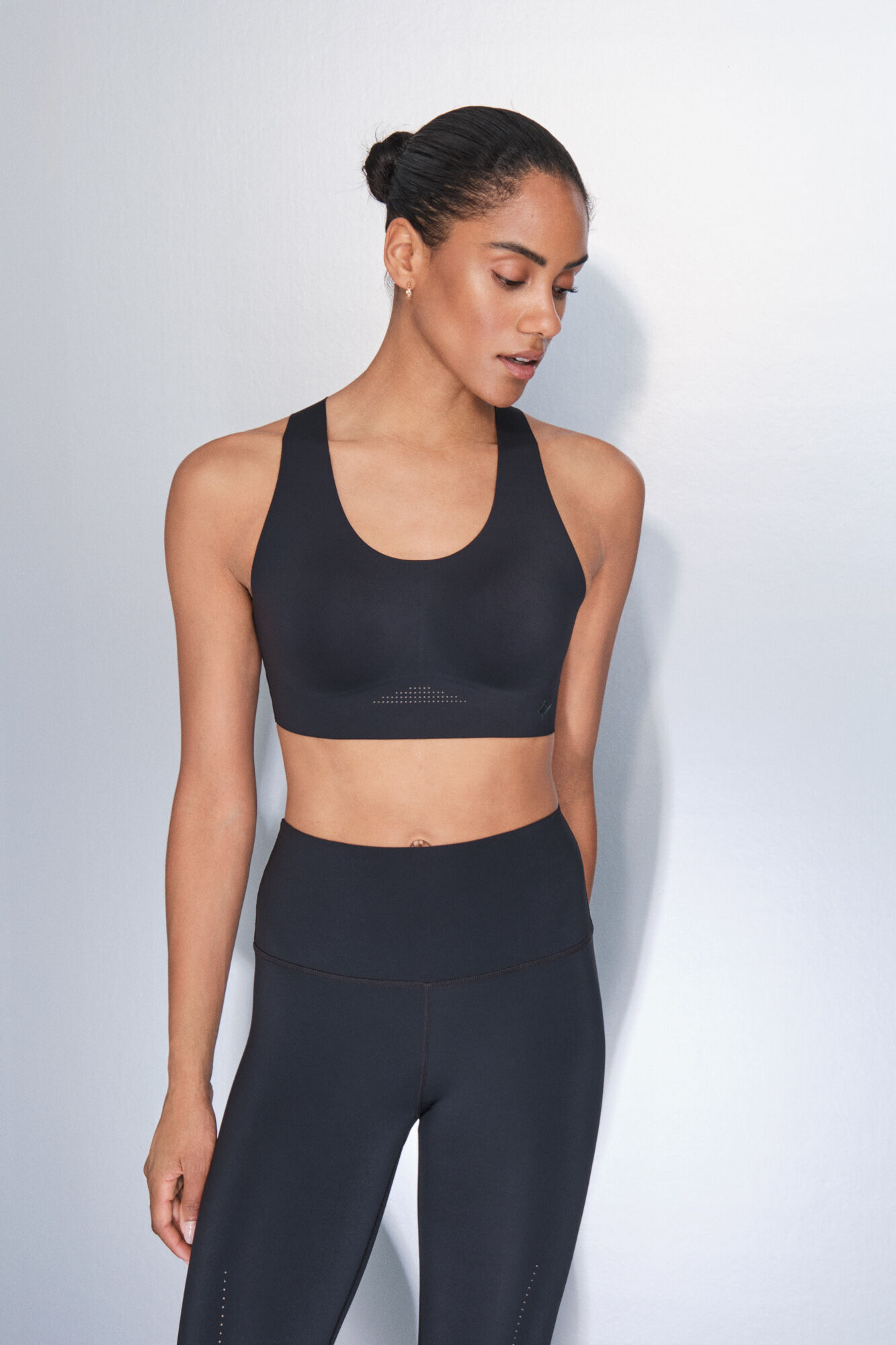 Dash and Stars Sujetador deportivo COMPRESSIVE negro