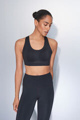 Dash and Stars Sujetador deportivo COMPRESSIVE negro negro