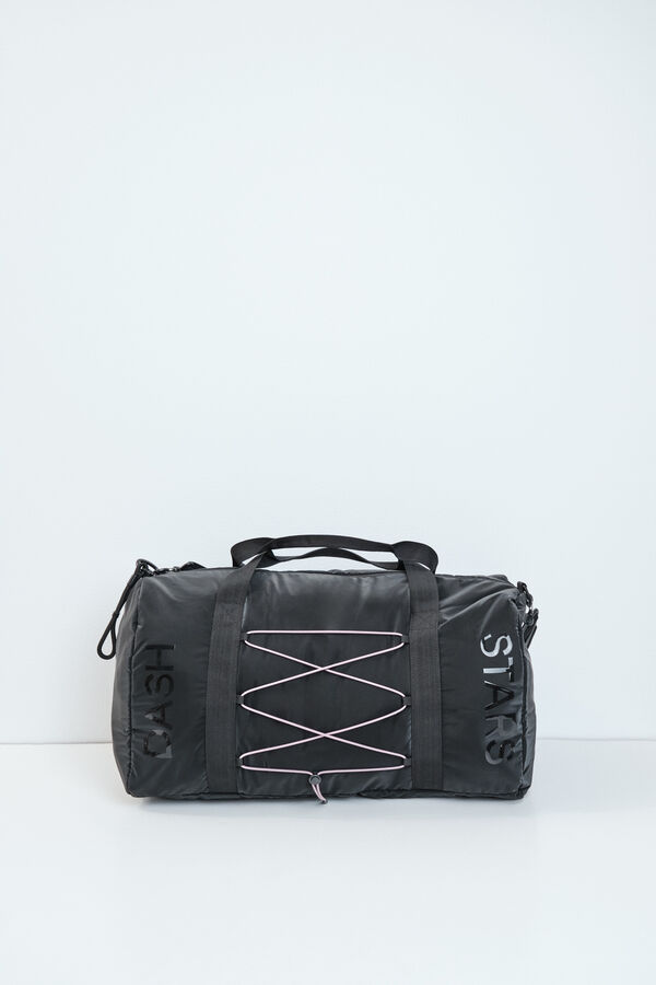 Dash and Stars Bolsa deportiva "duffle" negro negro