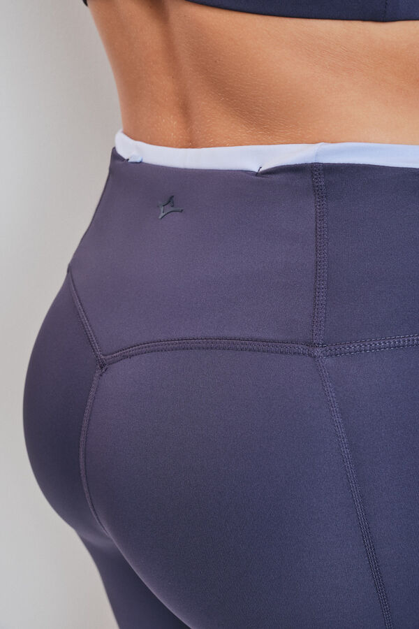 Dash and Stars Leggings pirata gris 4D STRETCH azul