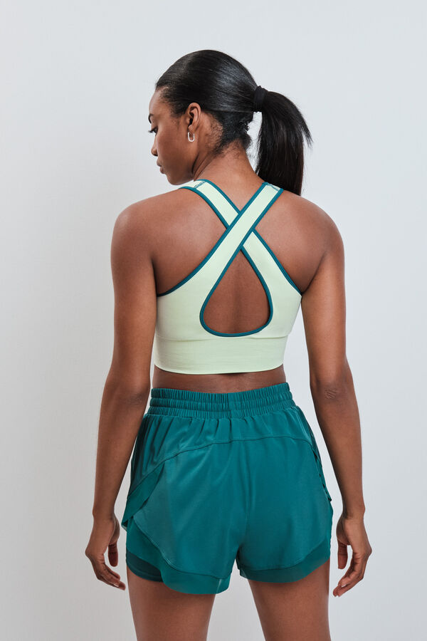 Dash and Stars Short ultra ligero malla verde verde