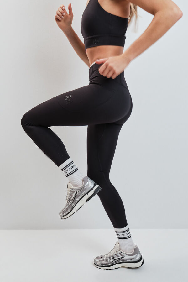 Dash and Stars Leggings negro 4D STRETCH negro