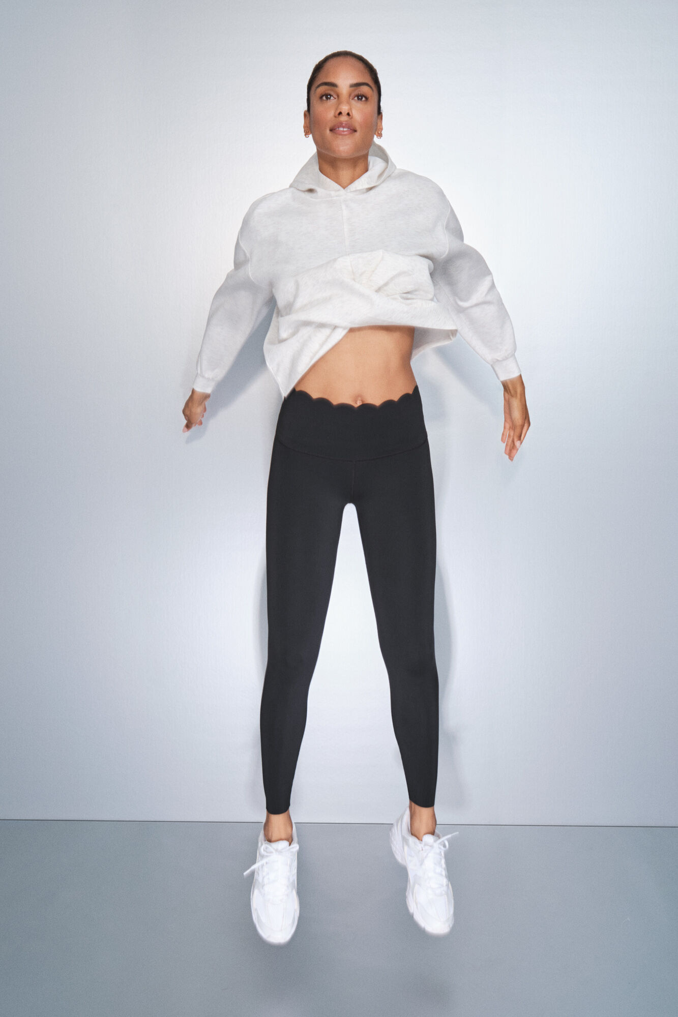 Dash and Stars Leggings COMPRESSIVE largo negro