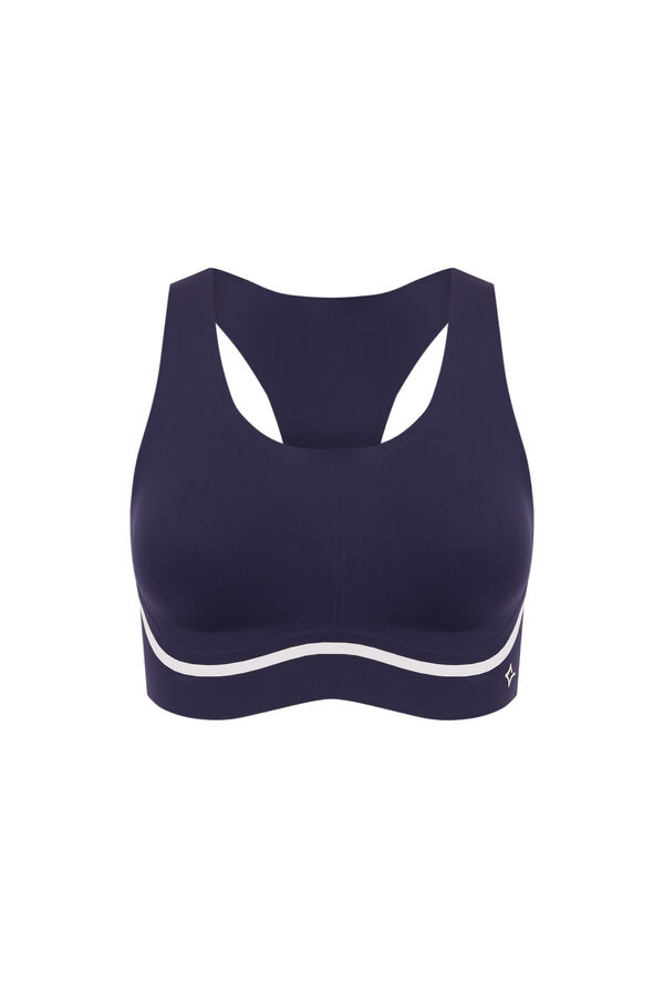 Dash and Stars Sujetador deportivo COMPRESSIVE azul azul