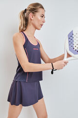 Dash and Stars Falda malla interior gris gris