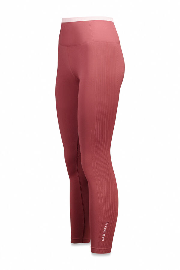 Dash and Stars Leggings largos SEAMLESS COMFORT rosa rosa
