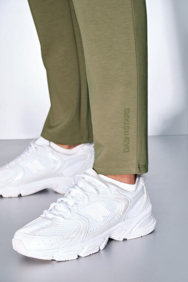 Dash and Stars Pantal&oacute;n jogger kaki beige