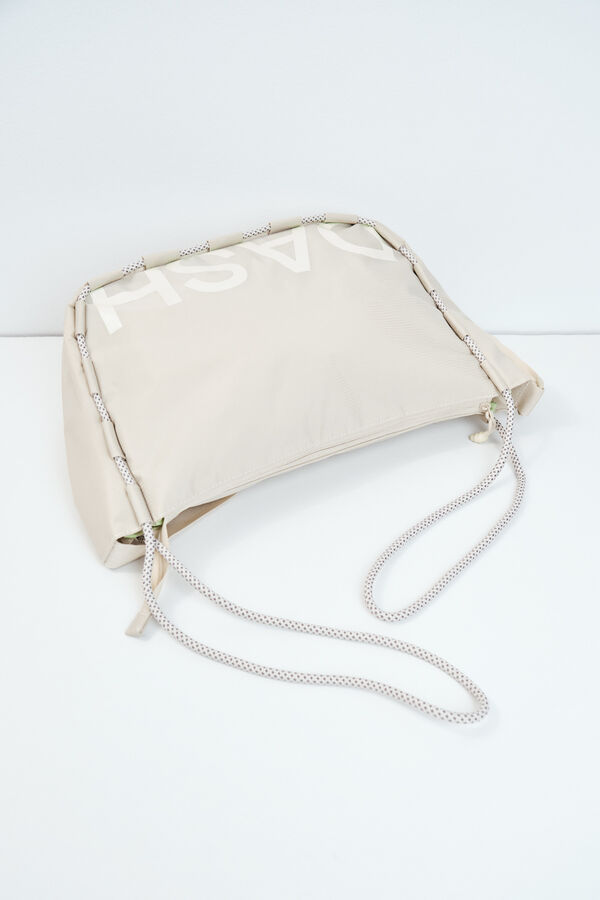 Dash and Stars Bolsa bandolera cruzada t&eacute;cnica marr&oacute;n nude