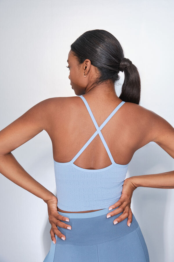 Dash and Stars Sujetador deportivo SEAMLESS COMFORT smock azul azul