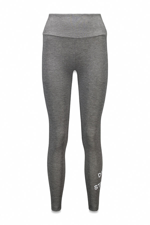 Dash and Stars Leggings largos gris gris