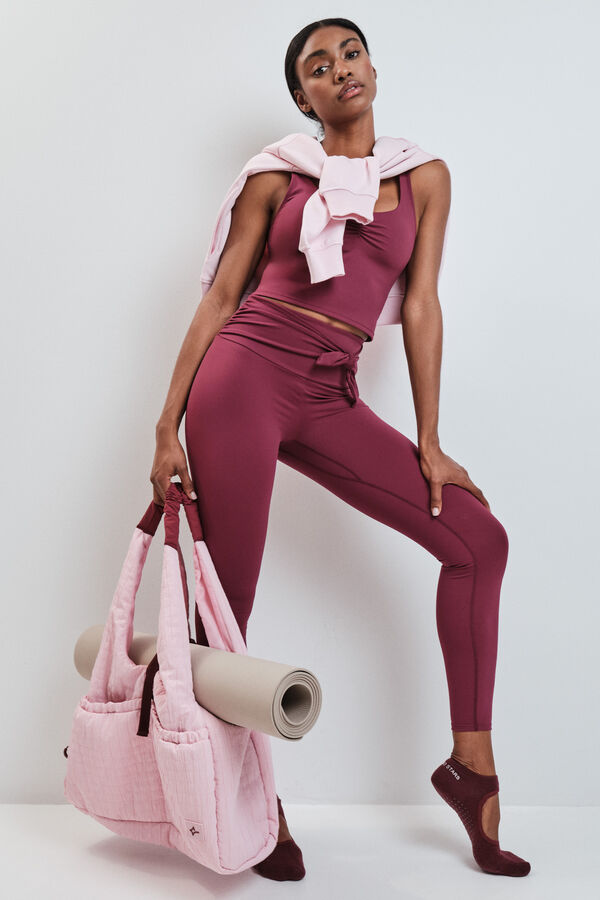 Dash and Stars Bolsa deporte nylon rosa rosa