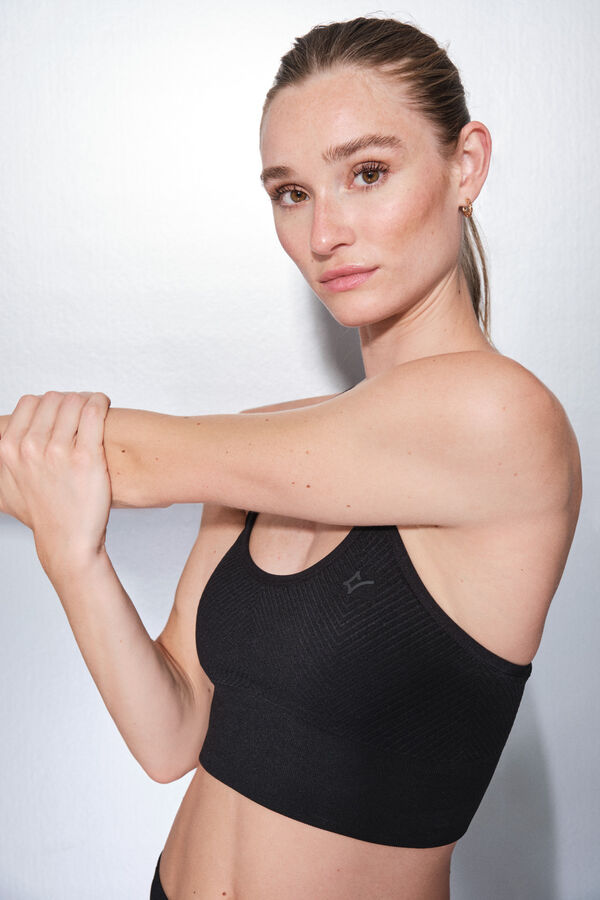Dash and Stars Sujetador deportivo SEAMLESS COMFORT negro negro