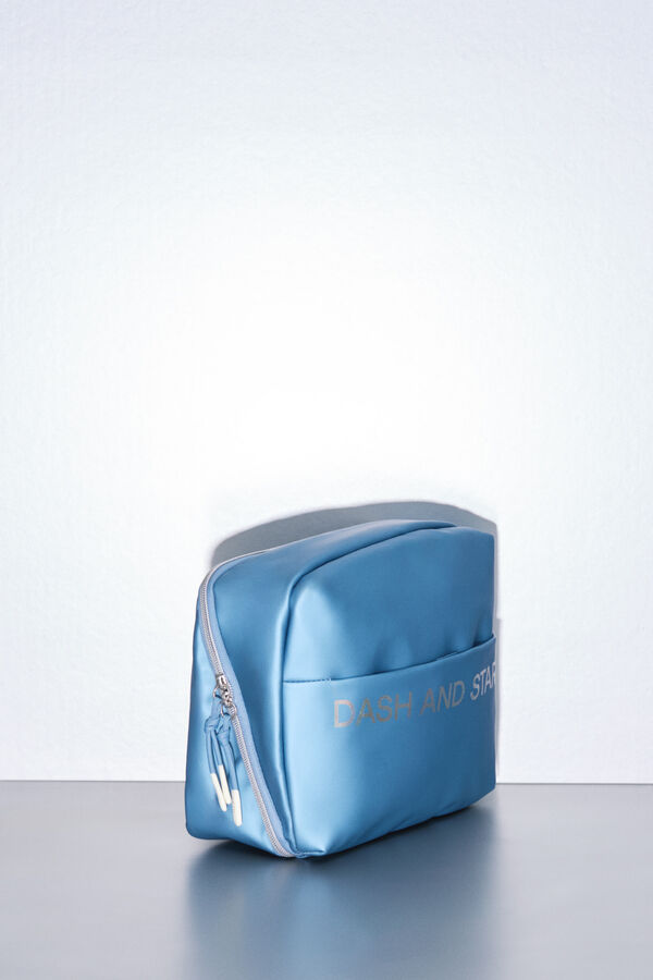 Dash and Stars Neceser engomado percha azul