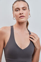 Dash and Stars Sujetador deportivo SOFT MOVE gris gris