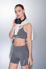 Dash and Stars Leggings ciclista SEAMLESS COMFORT gris gris