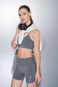 Dash and Stars Leggings ciclista SEAMLESS COMFORT gris