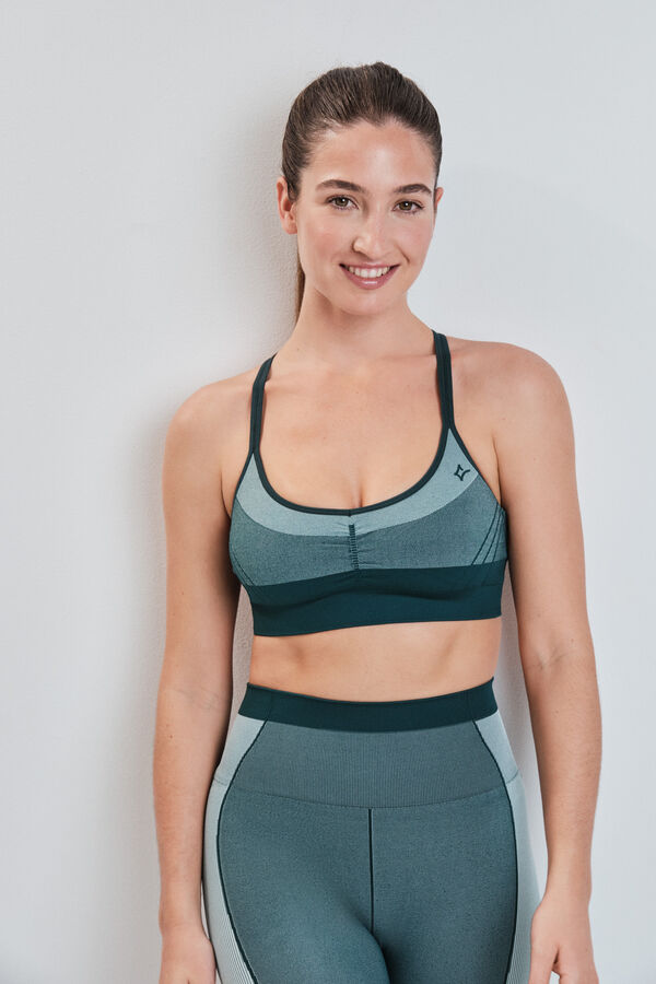Dash and Stars Sujetador deportivo SEAMLESS COMFORT verde verde