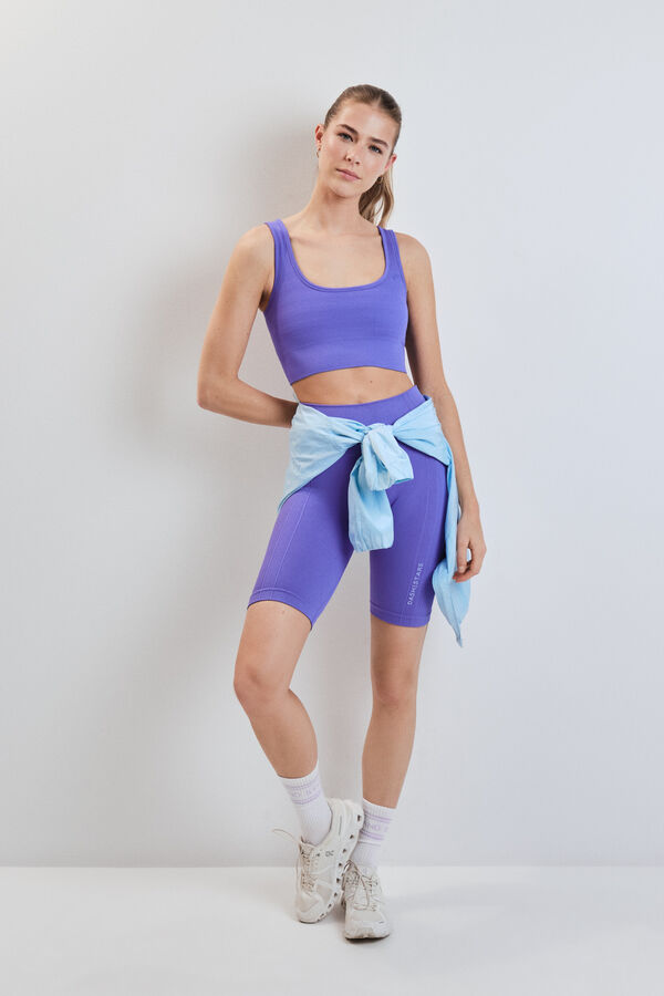 Dash and Stars Sujetador deportivo SEAMLESS COMFORT vichy morado morado/lila