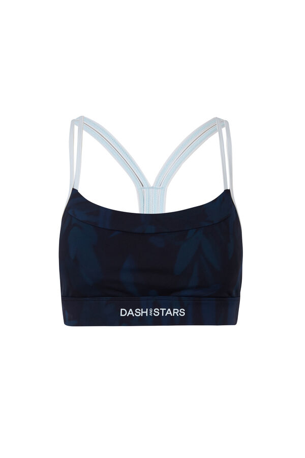 Dash and Stars Sujetador deportivo estampado verde 4D STRECTH verde
