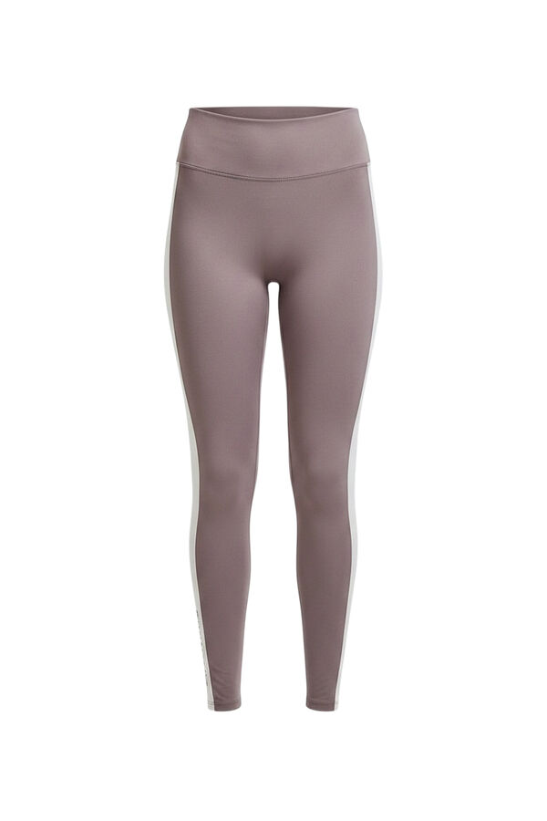 Dash and Stars Leggings largos 4D STRETCH contraste marr&oacute;n nude