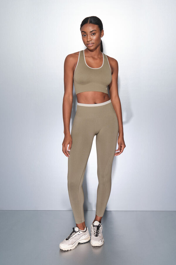 Dash and Stars Sujetador deportivo SEAMLESS COMFORT kaki verde