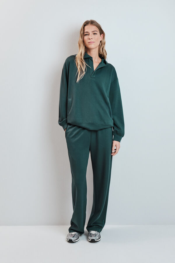 Dash and Stars Sudadera capucha verde verde