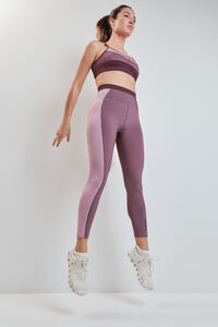Dash and Stars Leggings SEAMLESS COMFORT crop rosa
