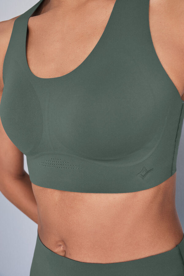 Dash and Stars Sujetador deportivo COMPRESSIVE verde verde