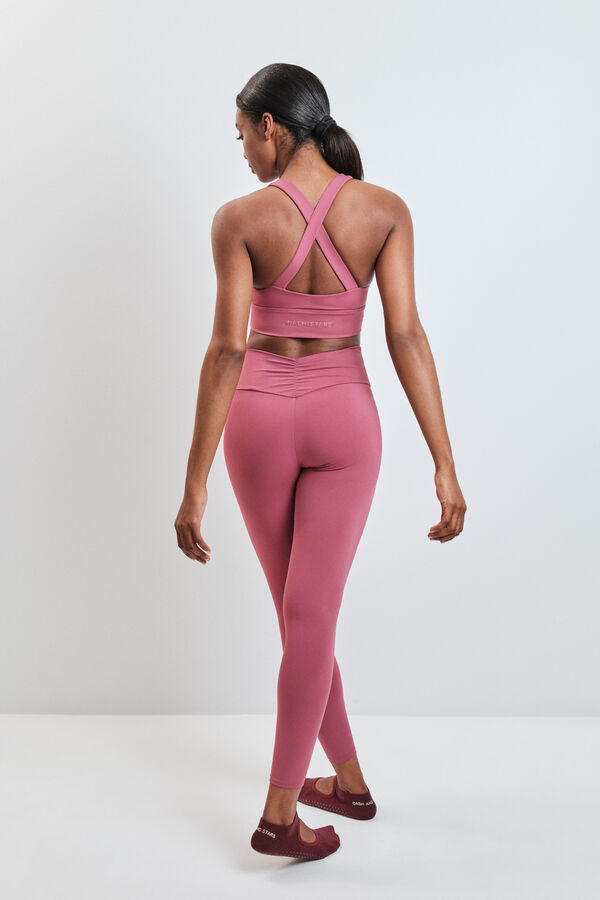 Dash and Stars Leggings SOFT MOVE largo rosa rosa