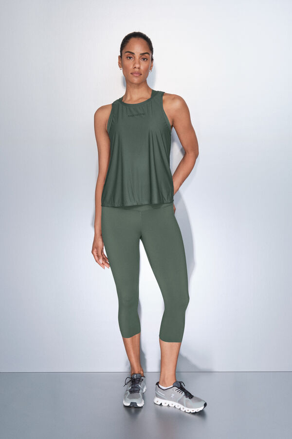 Dash and Stars Camiseta halter verde verde