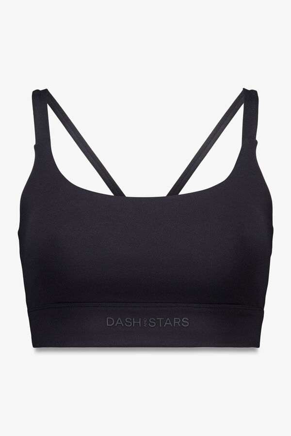 Dash and Stars Sujetador deportivo SOFT MOVE negro negro