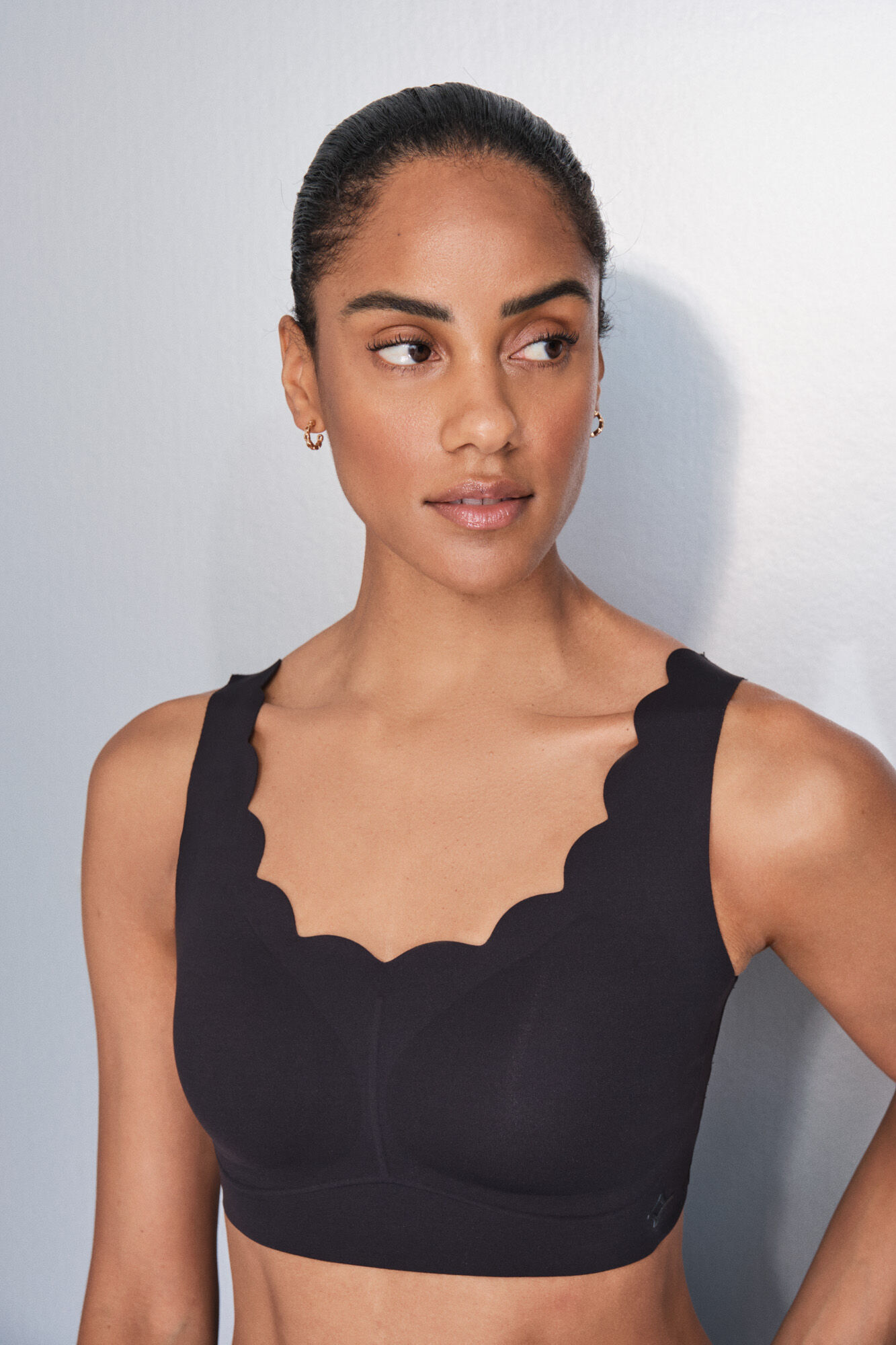 Dash and Stars Sujetador deportivo COMPRESSIVE negro