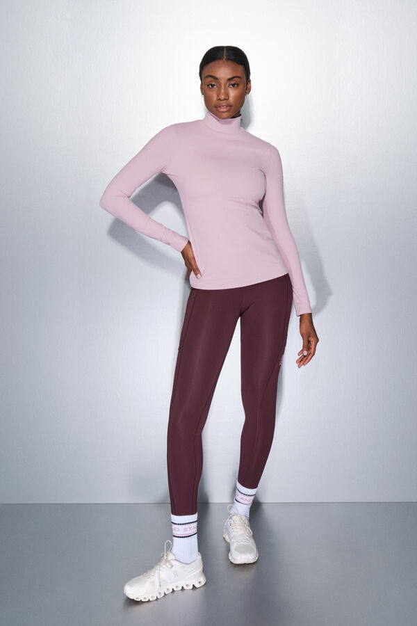 Dash and Stars Camiseta manga larga rosa chicle rosa