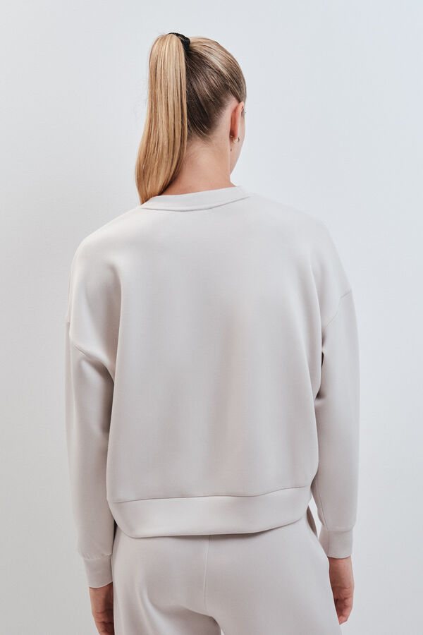 Dash and Stars Sudadera college modal gris oscuro gris