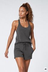 Dash and Stars Camiseta sin mangas gris gris
