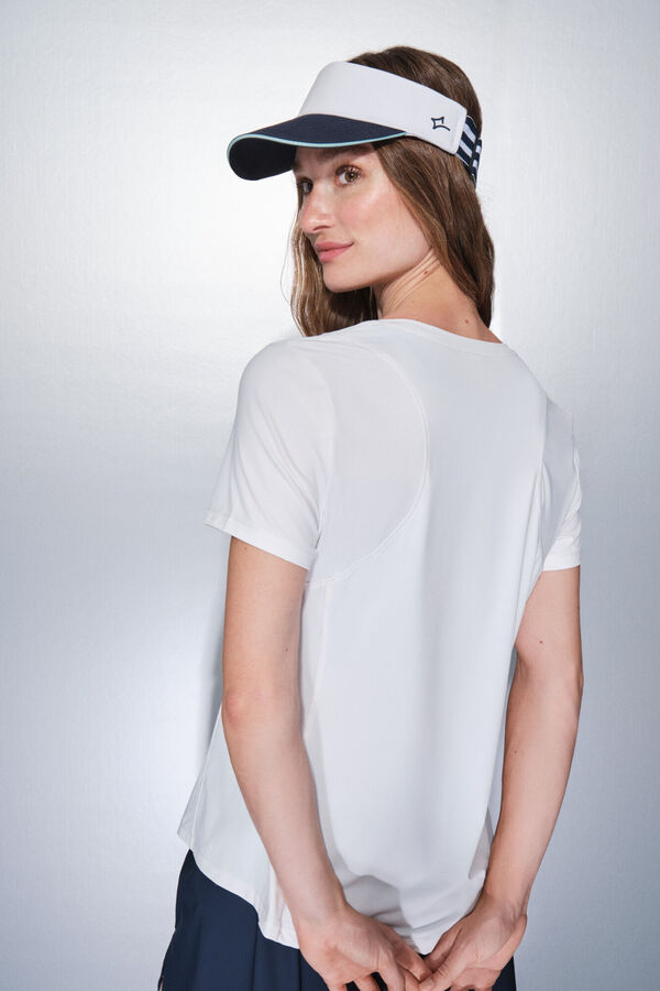 Dash and Stars Camiseta manga corta blanca blanco