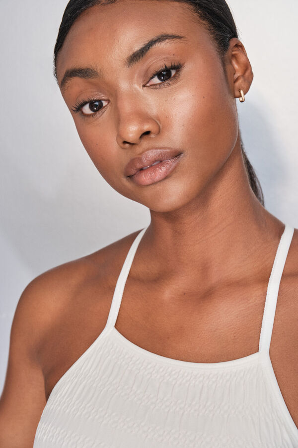 Dash and Stars Sujetador deportivo SEAMLESS COMFORT smock blanco beige