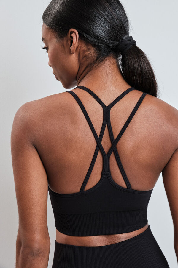 Dash and Stars Sujetador deportivo SEAMLESS COMFORT negro negro