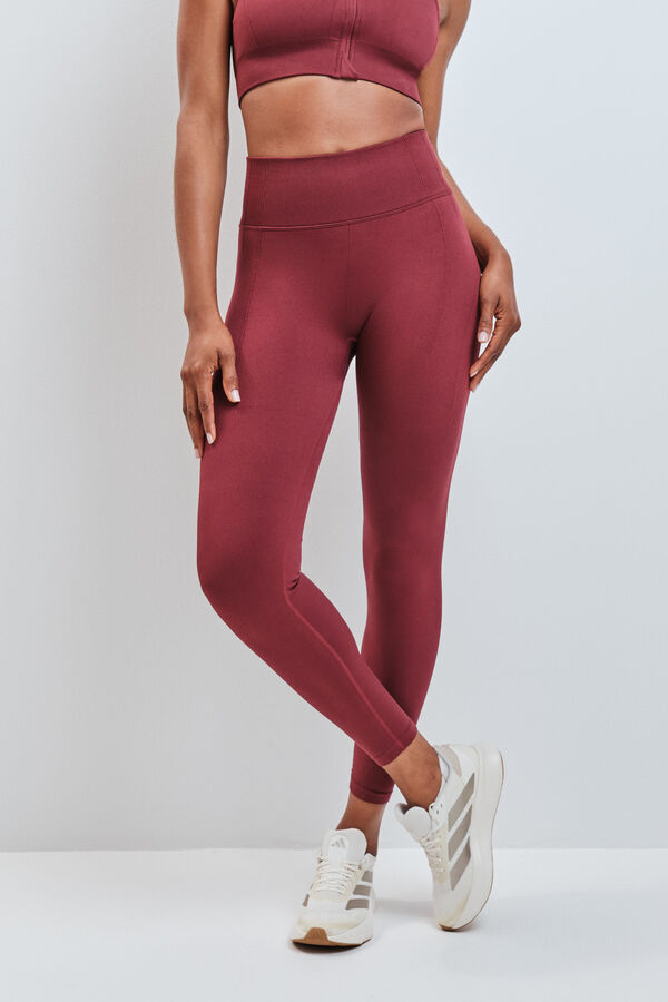 Dash and Stars Leggings largo rojo SEAMLESS FIT rojo
