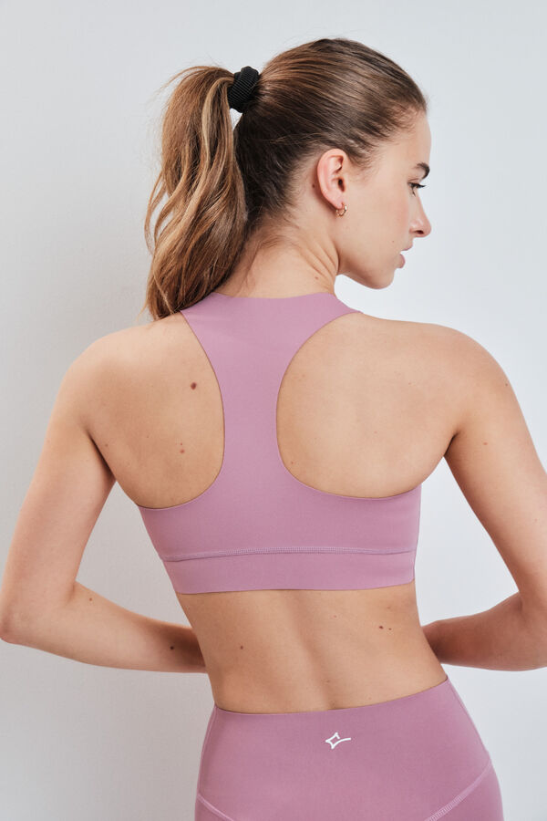 Dash and Stars Sujetador deportivo COMPRESSIVE rosa rosa