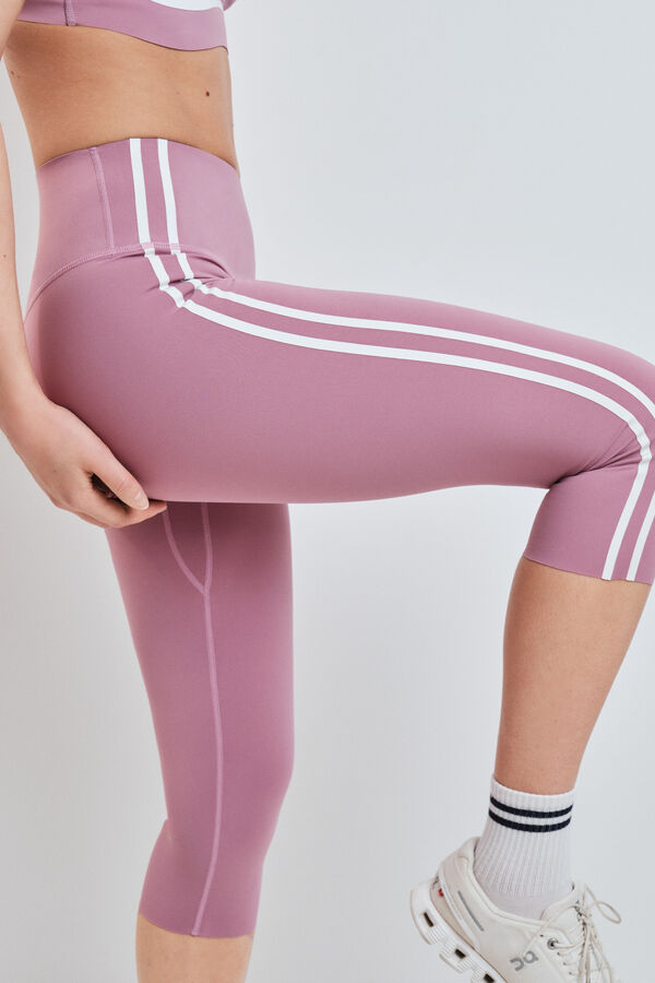 Dash and Stars Leggings COMPRESSIVE pirata rosa rosa