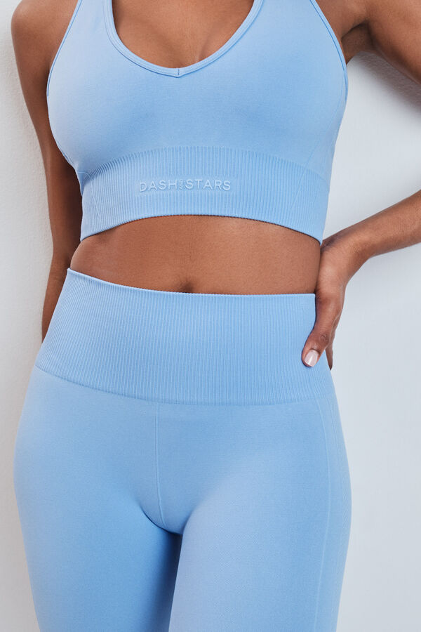 Dash and Stars Leggings largo SEAMLESS COMFORT azul azul