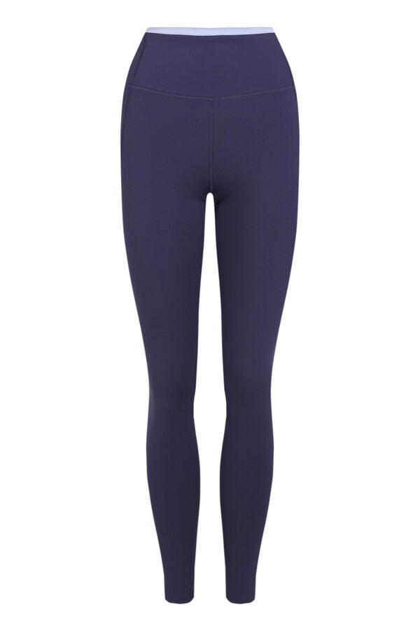 Dash and Stars Leggings gris oscuro 4D STRETCH azul