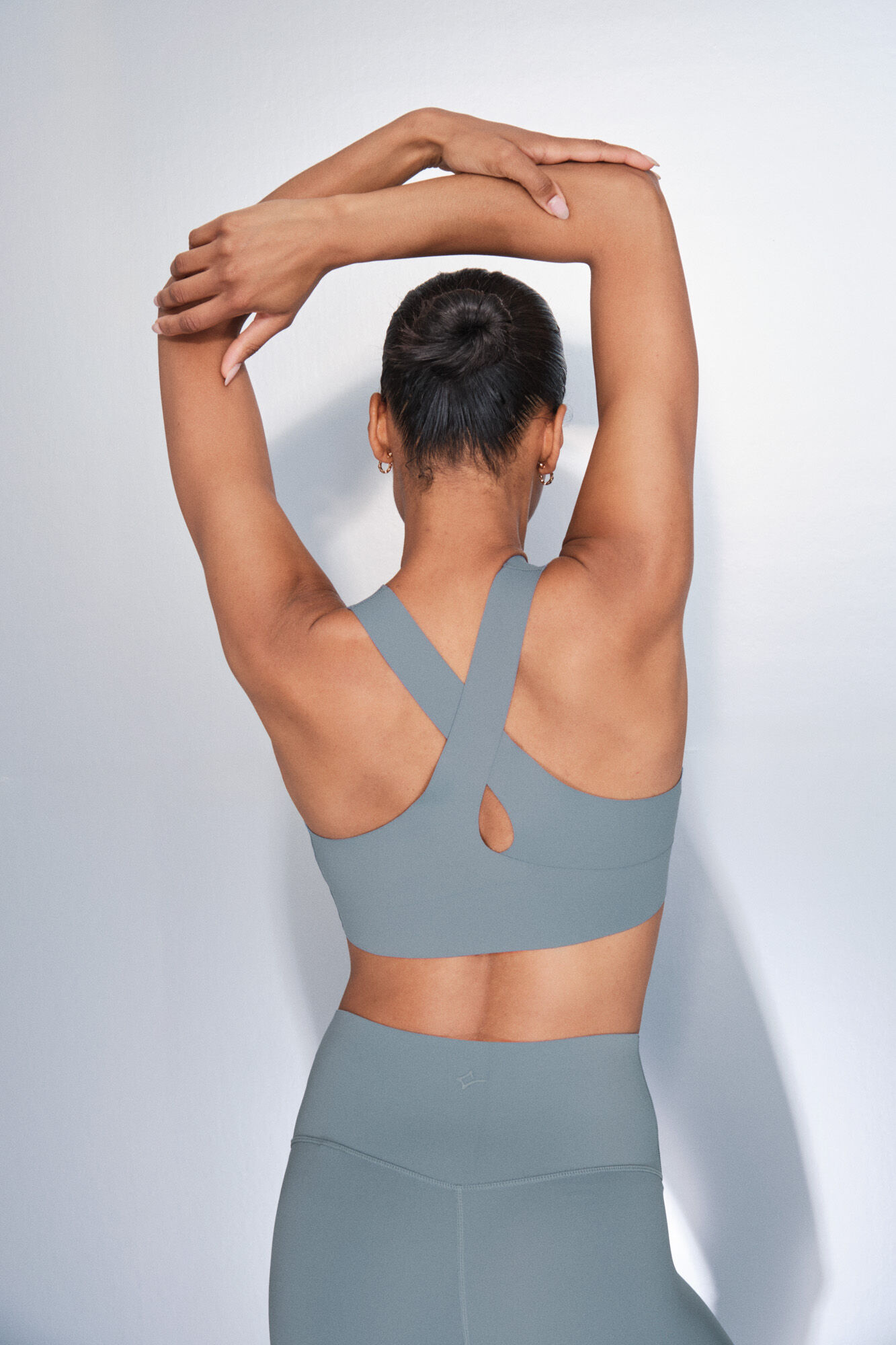 Dash and Stars Sujetador deportivo COMPRESSIVE azul