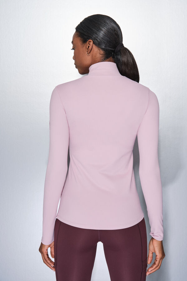 Dash and Stars Camiseta manga larga rosa chicle rosa