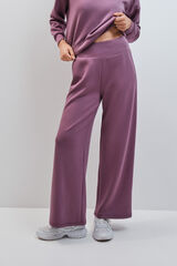 Dash and Stars Pantal&oacute;n largo ancho modal granate morado/lila