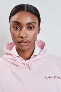 Dash and Stars Sudadera felpa algod&oacute;n rosa