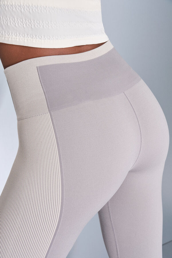 Dash and Stars Leggings largos SEAMLESS COMFORT gris gris